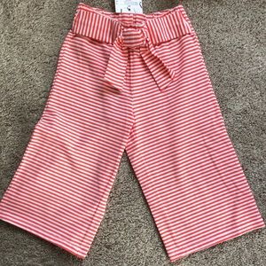 NWT - Red and White Strip summer Flared pants